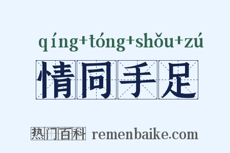 情同手足是什么意思的图片